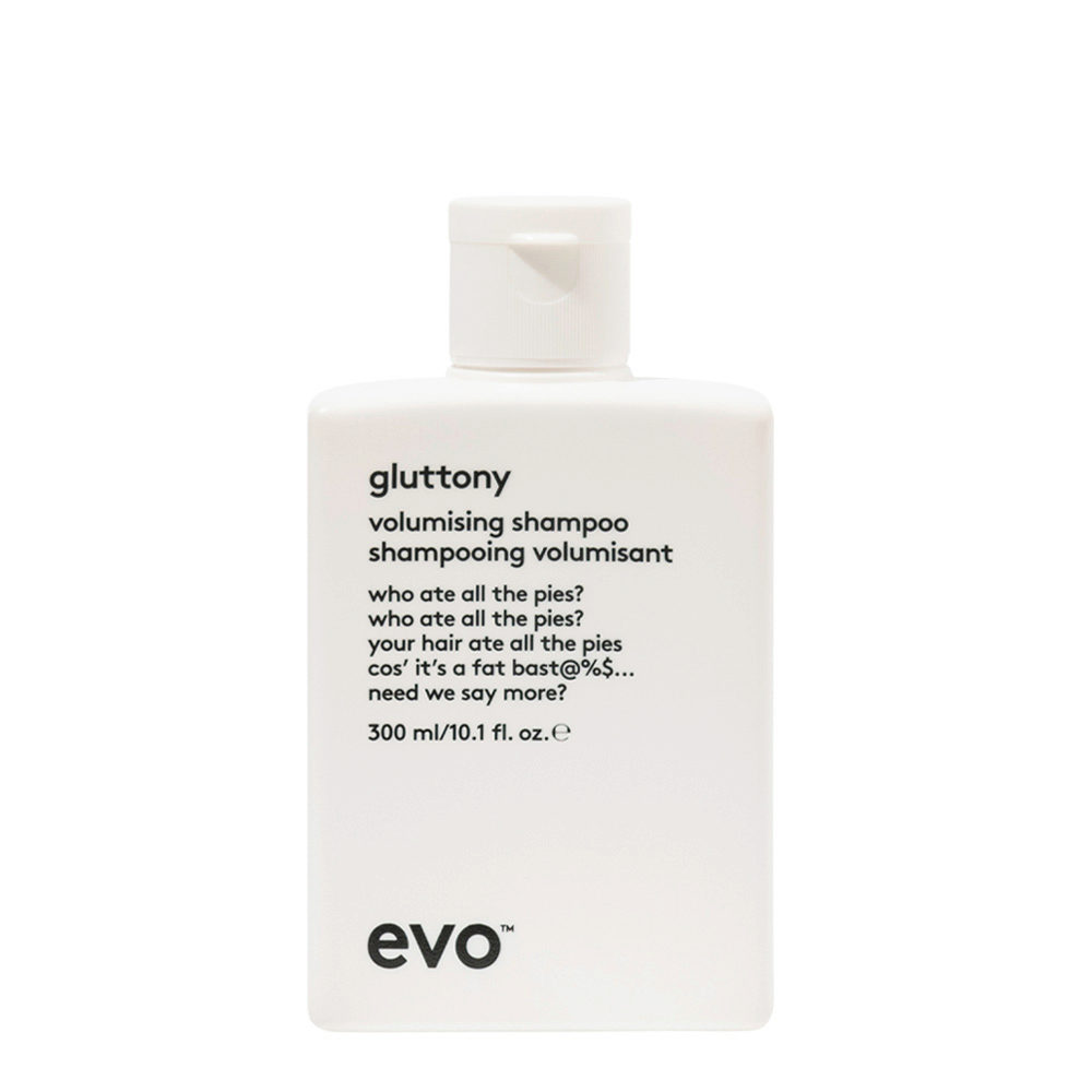 gluttony volumising shampoo evo 300 ml